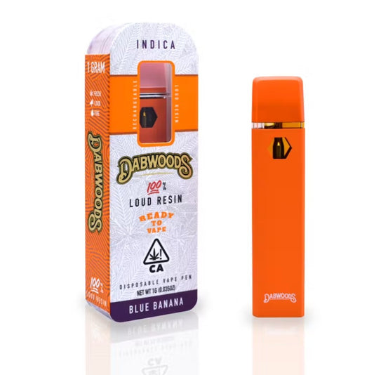 Dabwoods Disposable Live Resin Full gram - Blue Banana - 1g